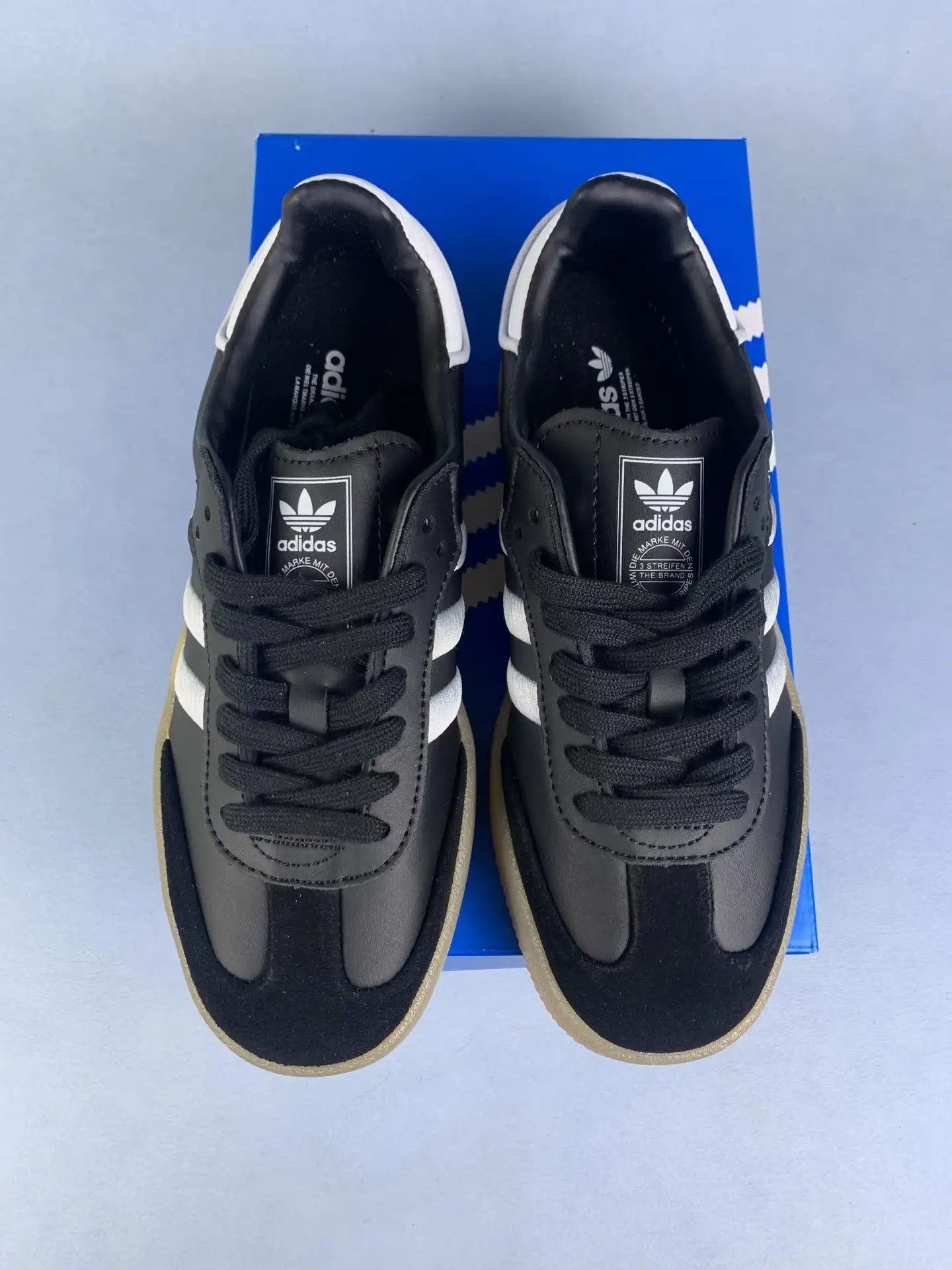 adidas Sambae Black White Gum Shoes product photo from LabelPicks