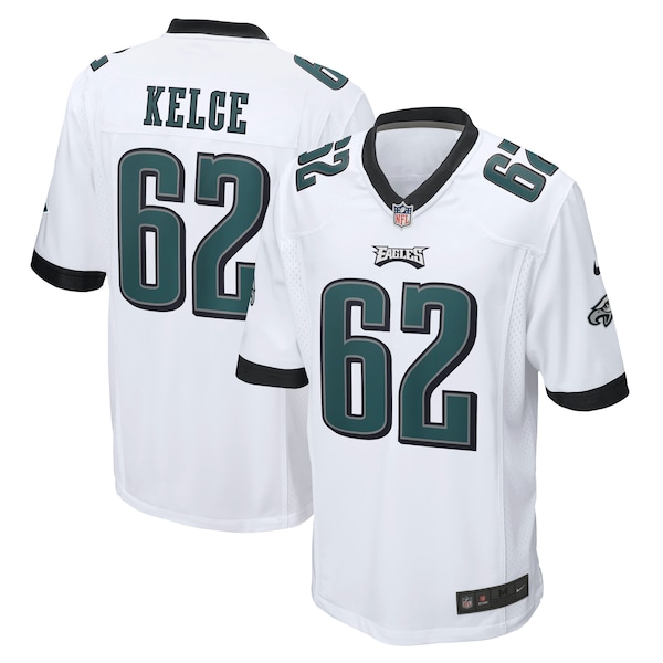 Jason Kelce Philadelphia Eagles Nike  Game Jersey - White/Black