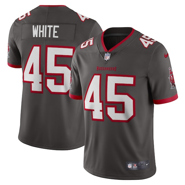 Devin White Tampa Bay Buccaneers Nike Vapor Limited Jersey - Pewter/Red