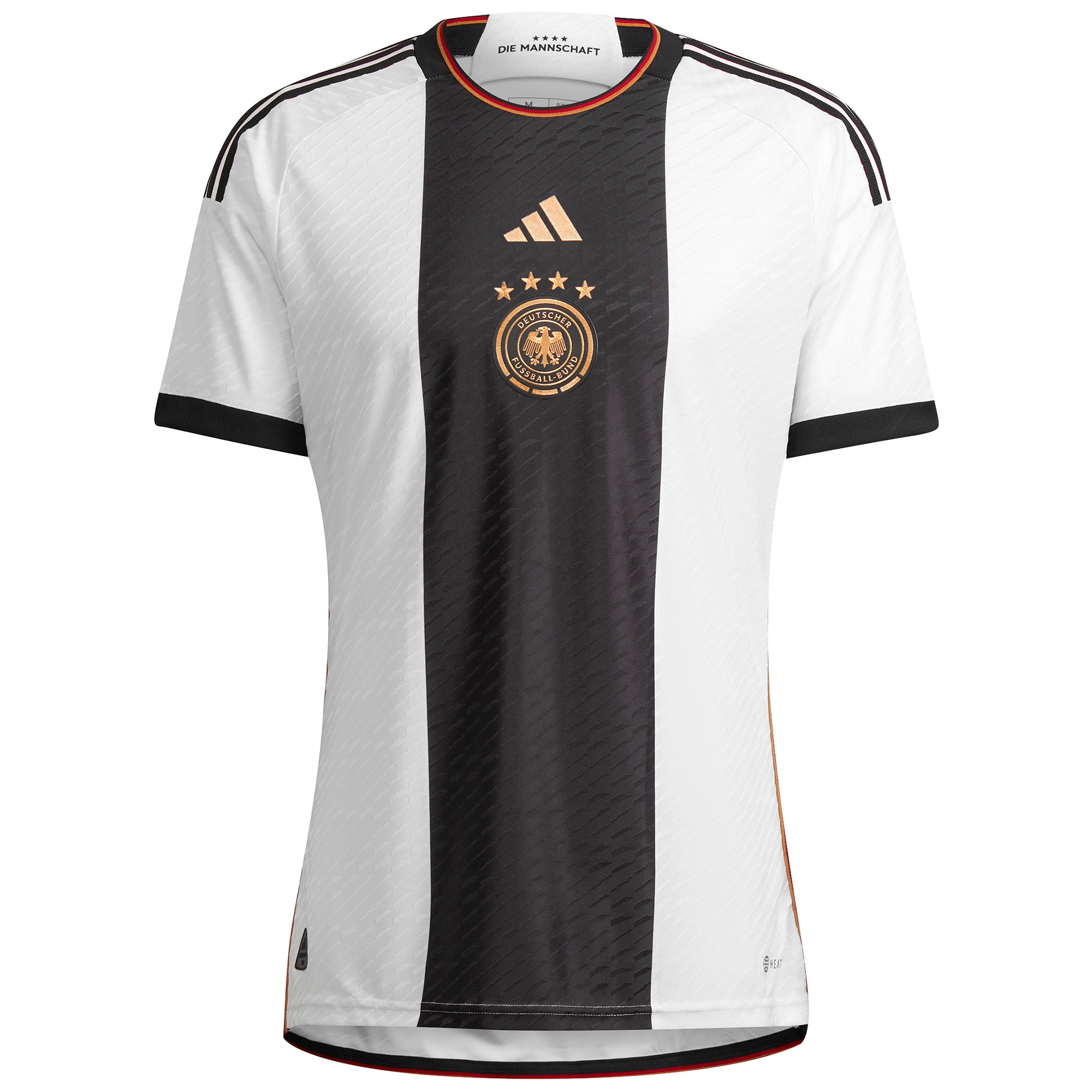 Custom Germany National Team adidas 2022/23 Home Authentic Jersey - White