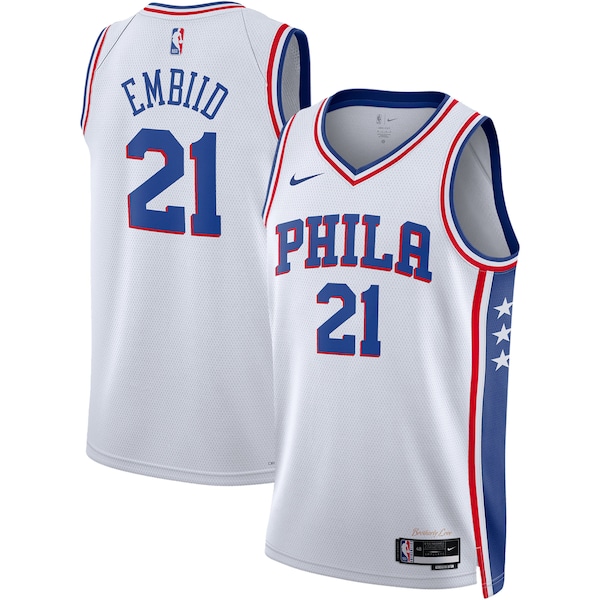 Joel Embiid Philadelphia 76ers Nike Unisex Swingman Jersey - Association Edition - White/Royal