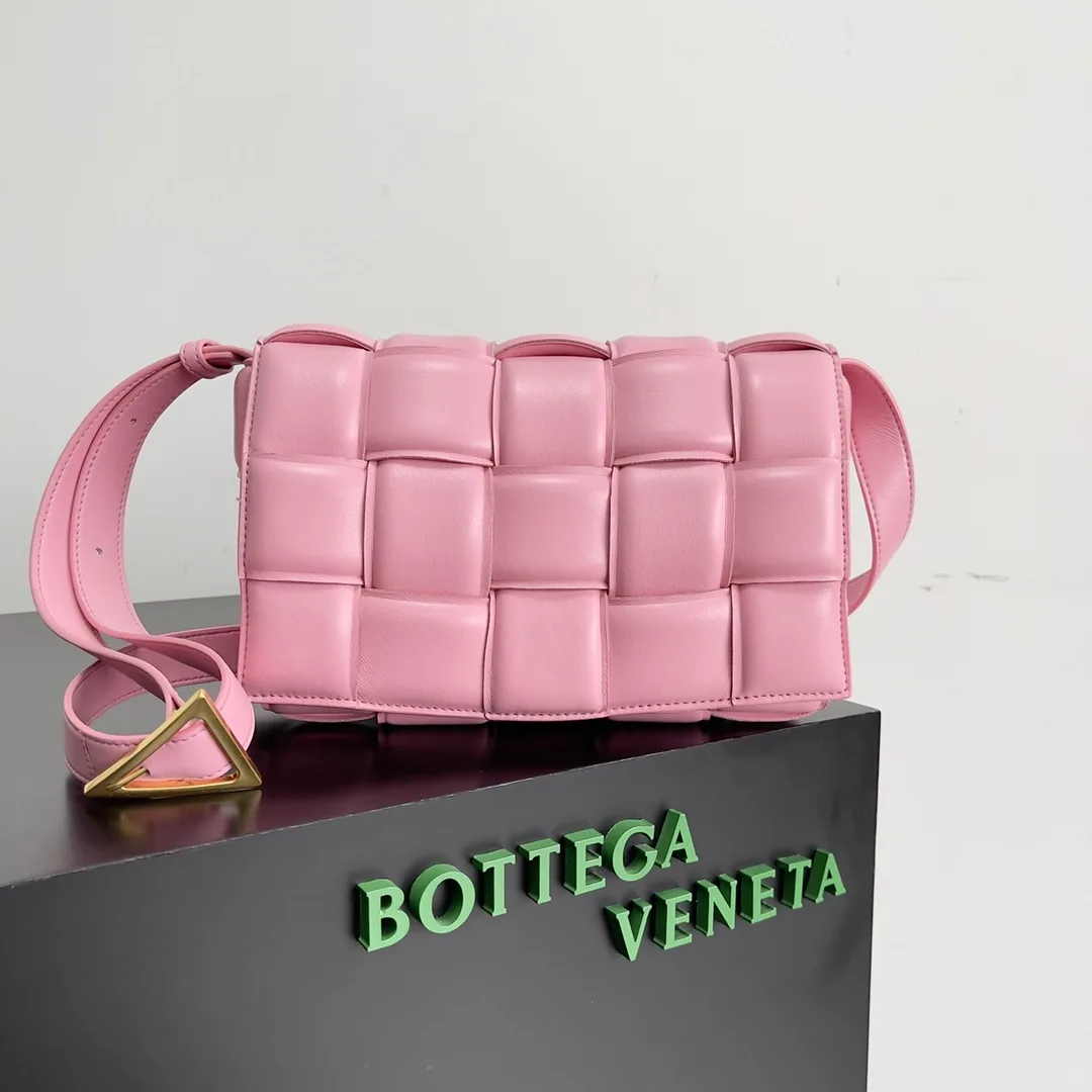 Bottega Veneta Green Cassette Intrecciato Woven Leather Shoulder Bag product photo from LabelPicks