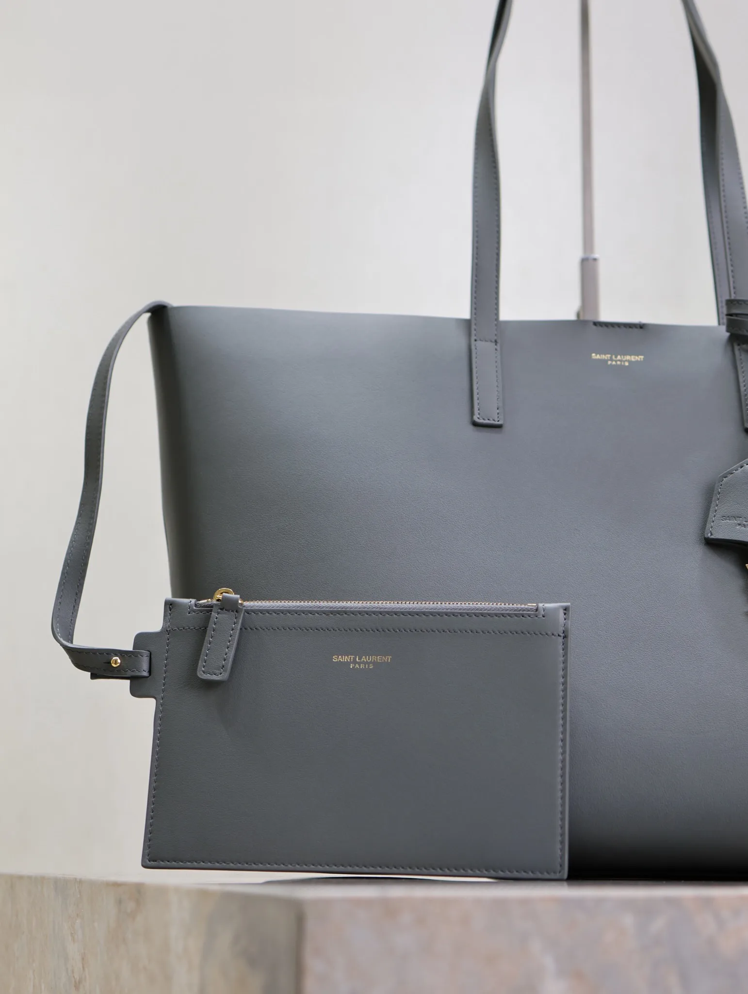Saint Laurent Calfskin Tote Bag product photo from LabelPicks