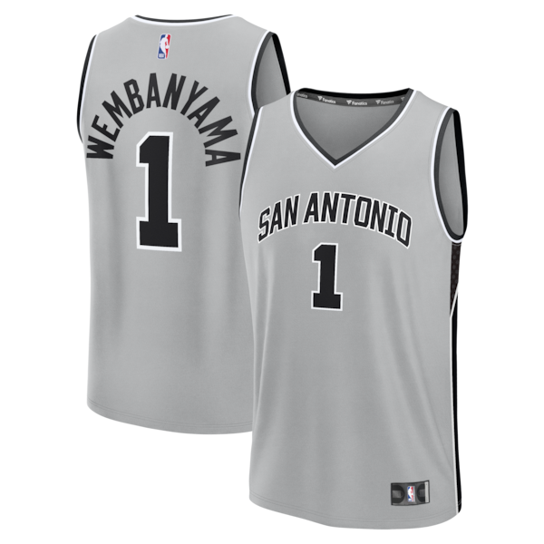 Victor Wembanyama San Antonio Spurs  Fast Break Jersey - Statement Edition - Silver
