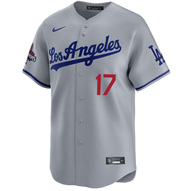 Shohei Ohtani Los Angeles Dodgers Nike 2024 World Series Champions Alternate Limited Player Jersey - Gray