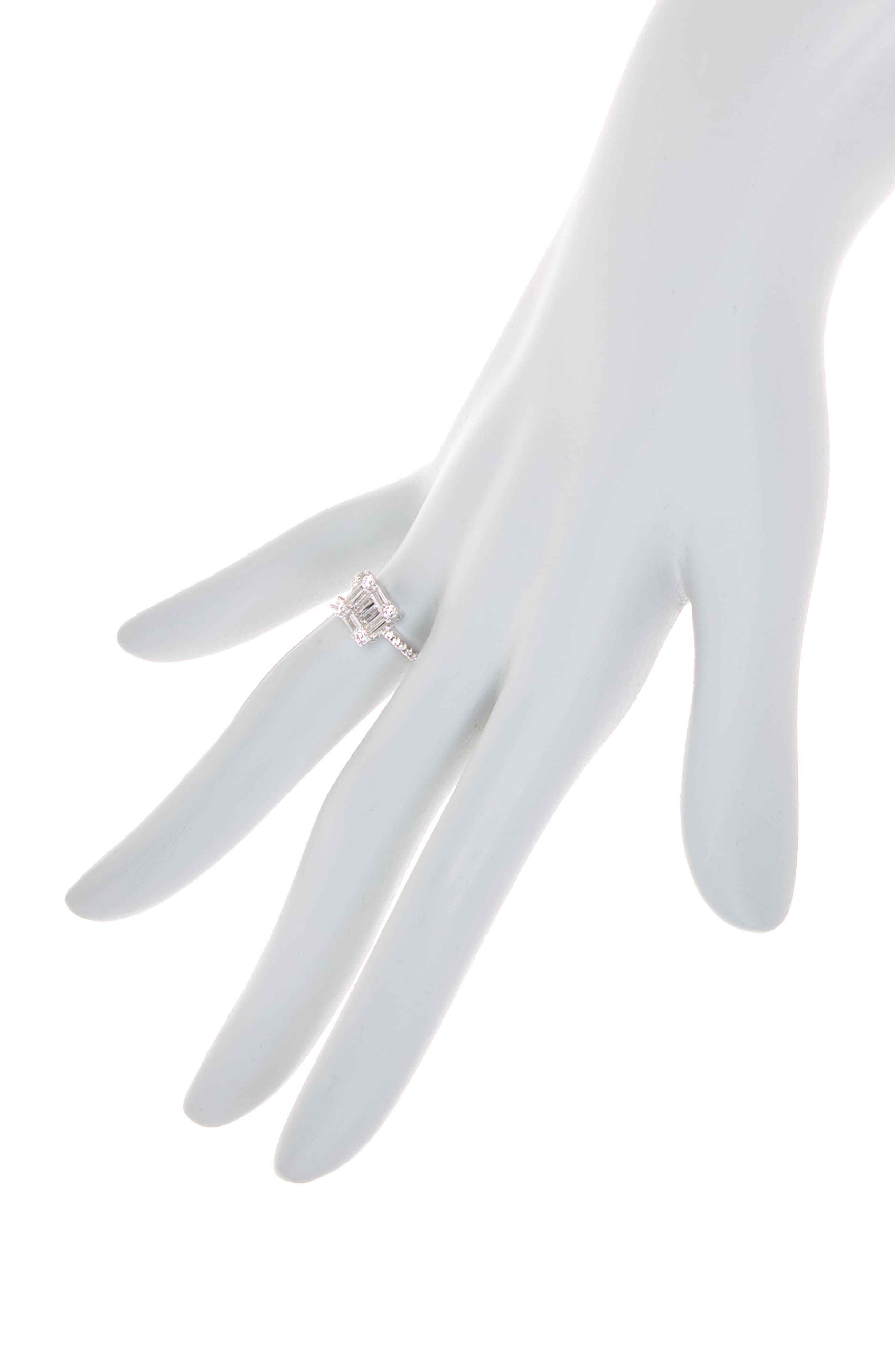 SUZY LEVIAN Baguette CZ Ring