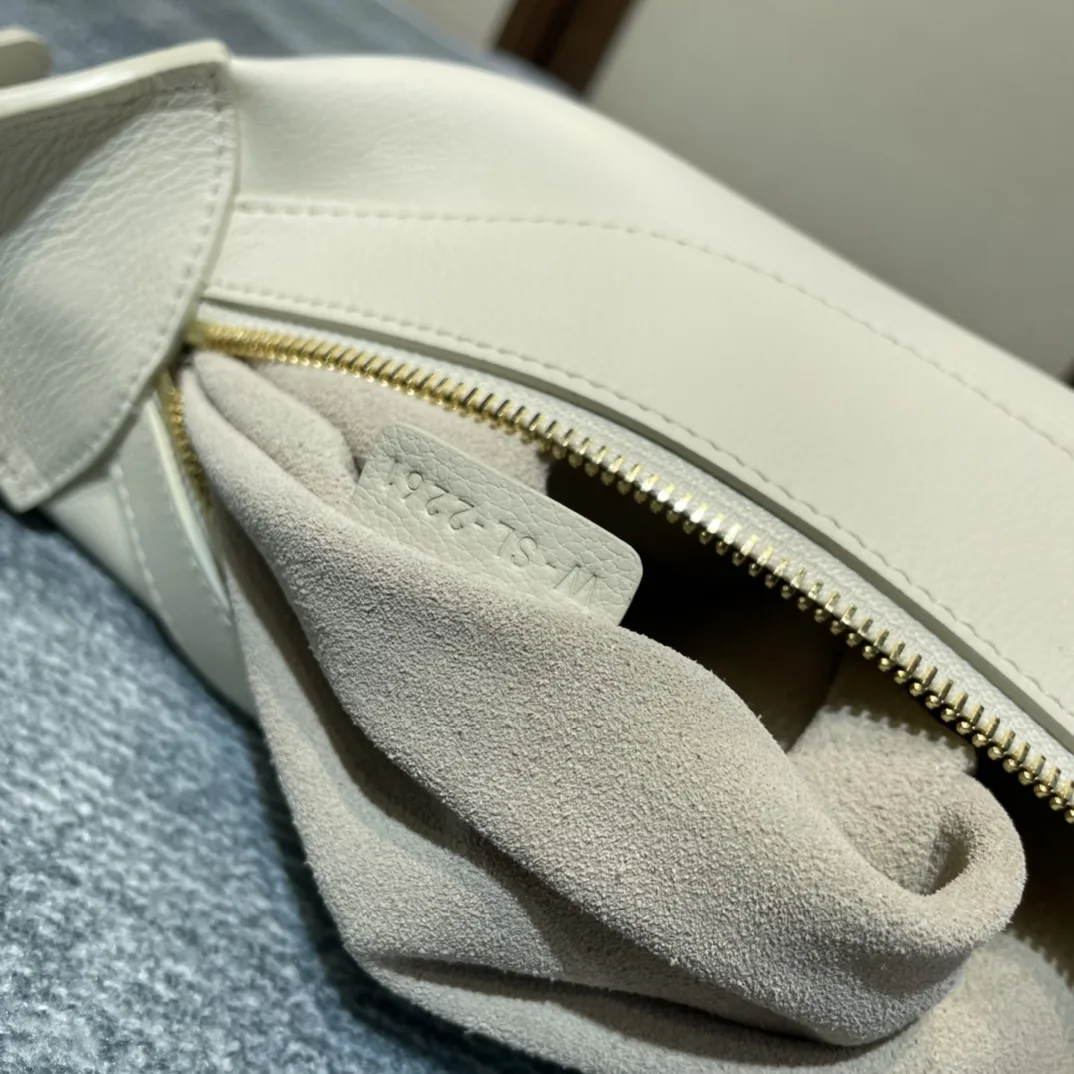Celine White Triomphe Canvas Shoulder Bag product photo from LabelPicks