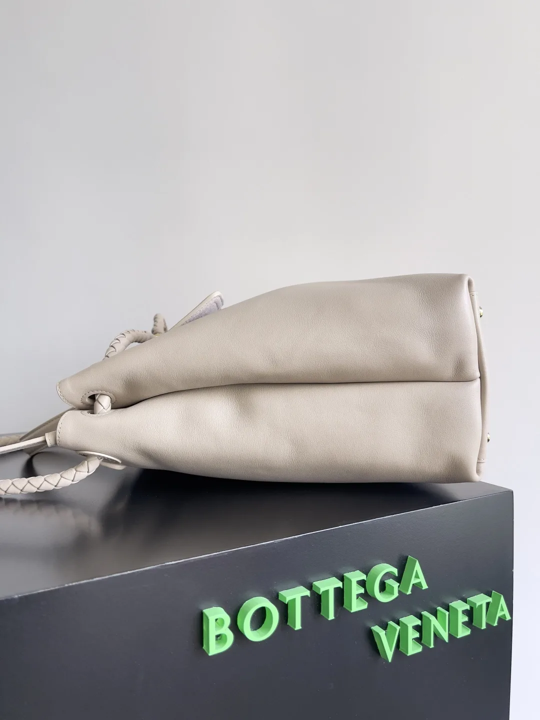 Bottega Veneta Knot Intrecciato Woven Leather Top Handle Bag product photo from LabelPicks