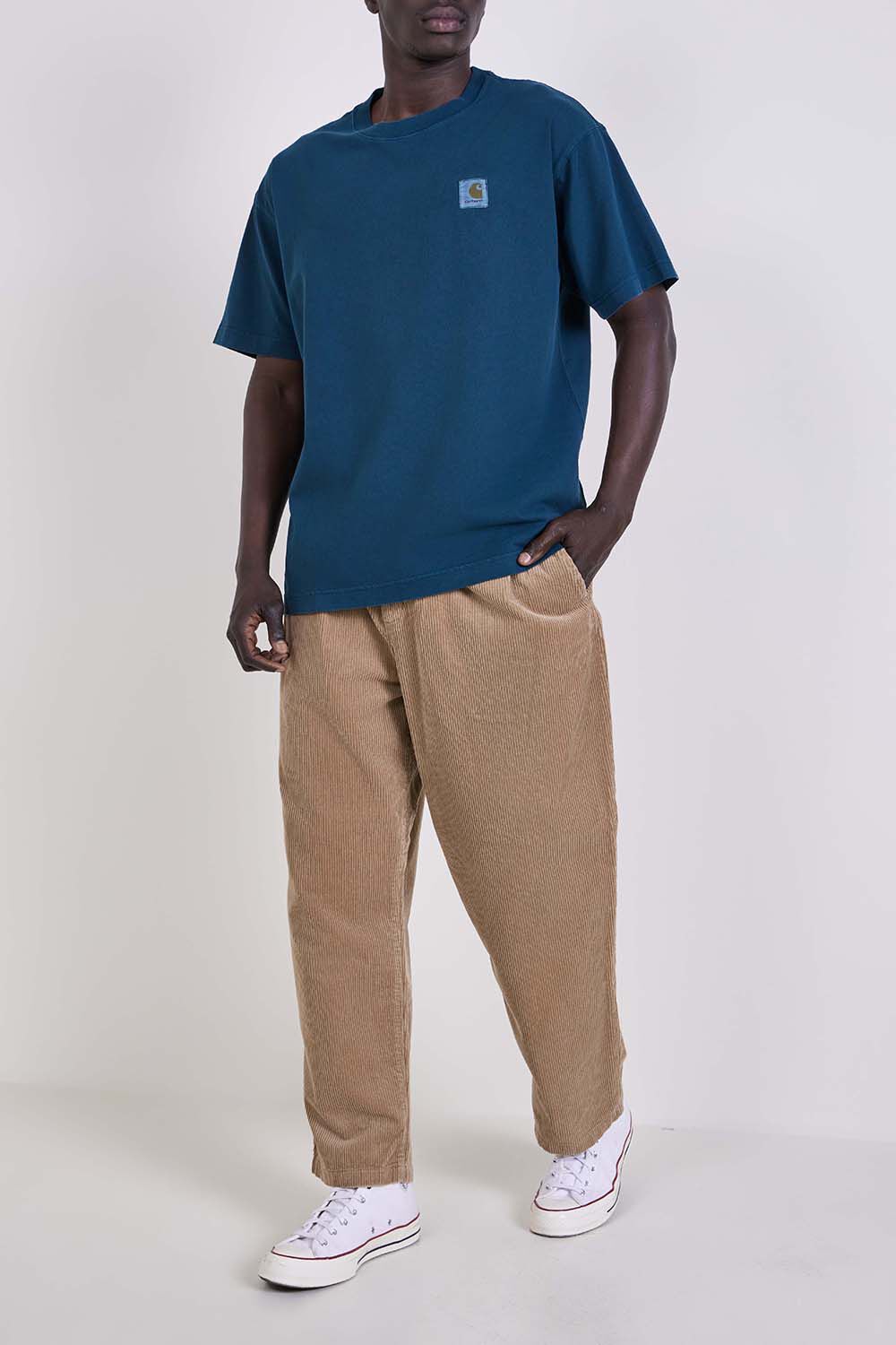CARHARTT WIP חולצת טי בגזרה משוחררת