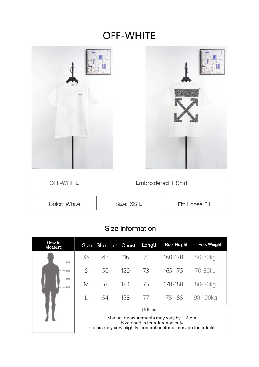 Off-White White Black Scribble Arrow Embroidered T-Shirt product photo from LabelPicks