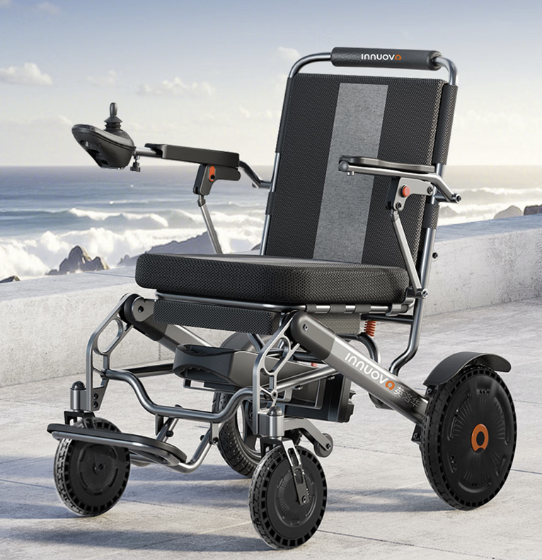 INLUOWA Electric Wheelchair Wheel Chair Brand New Foldable - GreshamTech