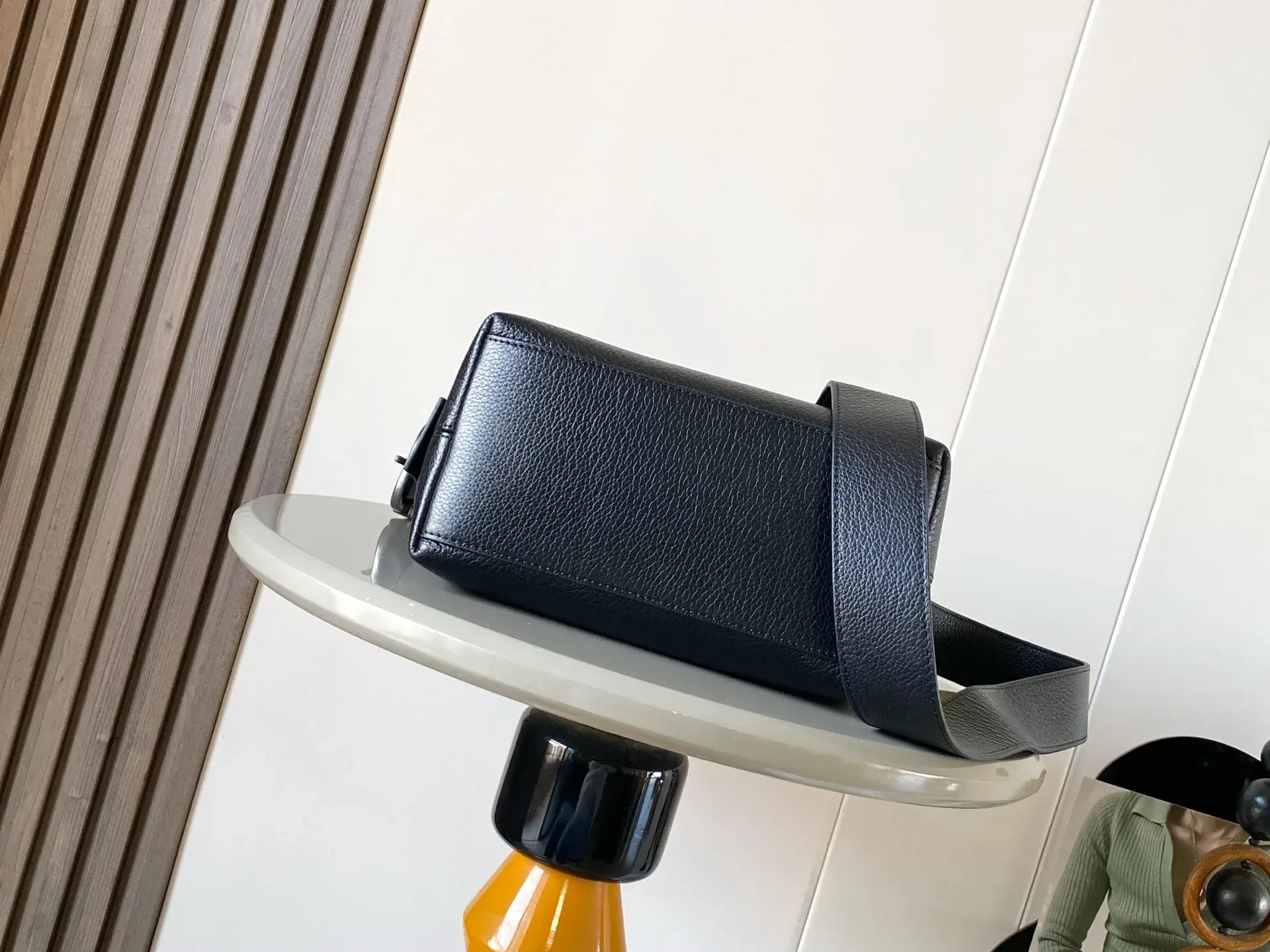 Loewe Black Grained Leather Hobo Bag product photo from LabelPicks
