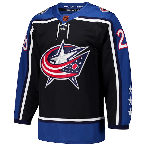 Oliver Bjorkstrand Columbus Blue Jackets adidas Reverse Retro 2.0 Authentic Player Jersey - Black