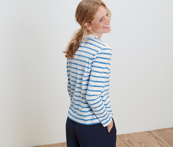 Langarmshirt mit Rüschen