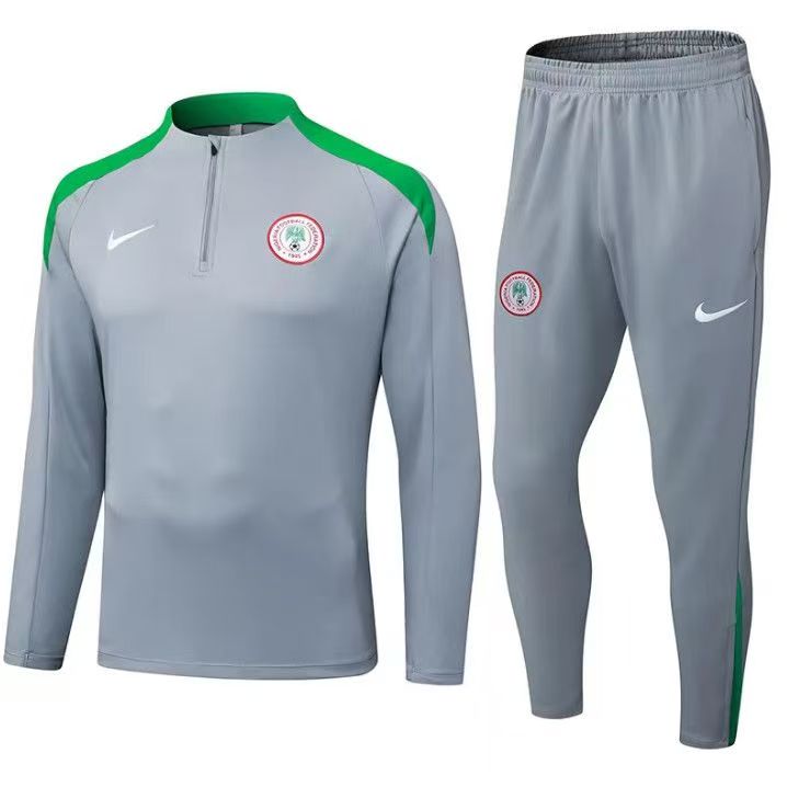 Nigeria Grey Training Uniform 25/26 1:1 Thai Quality