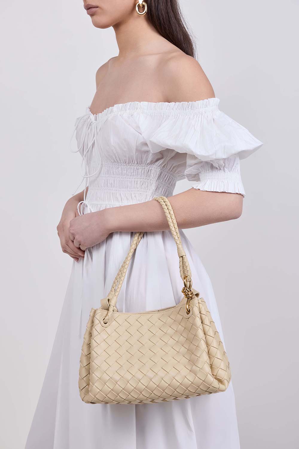 BOTTEGA VENETA 'תיק קרוסבדי פראשוט לארג