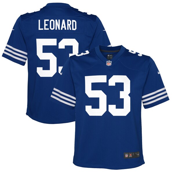 Shaquille Leonard Indianapolis Colts Nike Youth Game Jersey - Royal/Blue