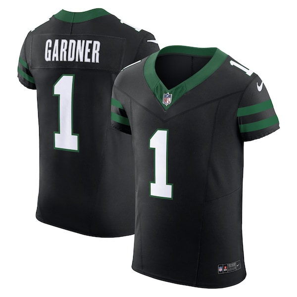 Ahmad Sauce Gardner New York Jets Nike Alternate Vapor F.U.S.E. Elite Jersey  - Legacy Black