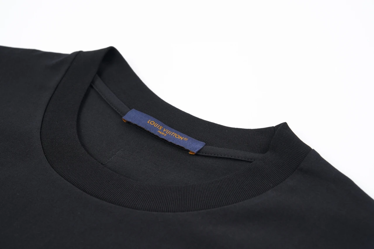 Louis Vuitton Black Beaded Embroidered T-Shirt product photo from LabelPicks
