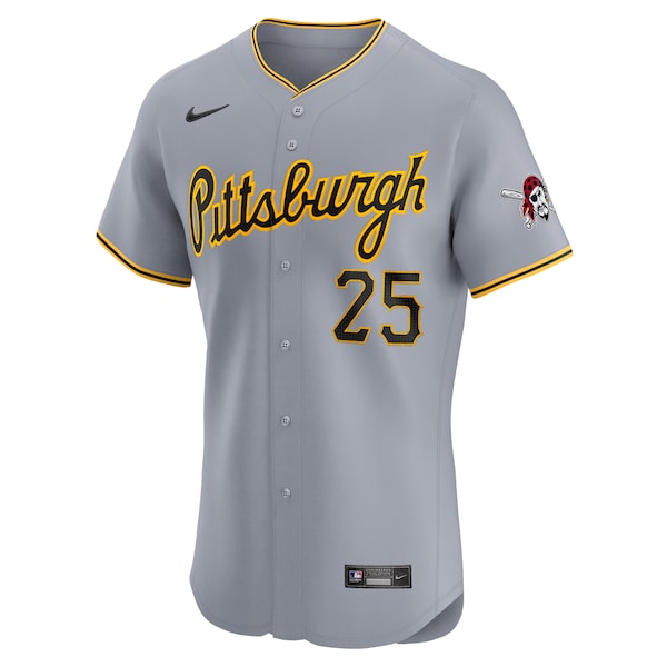 Adam LaRoche Pittsburgh Pirates Nike Road Elite Player Jersey - Gray