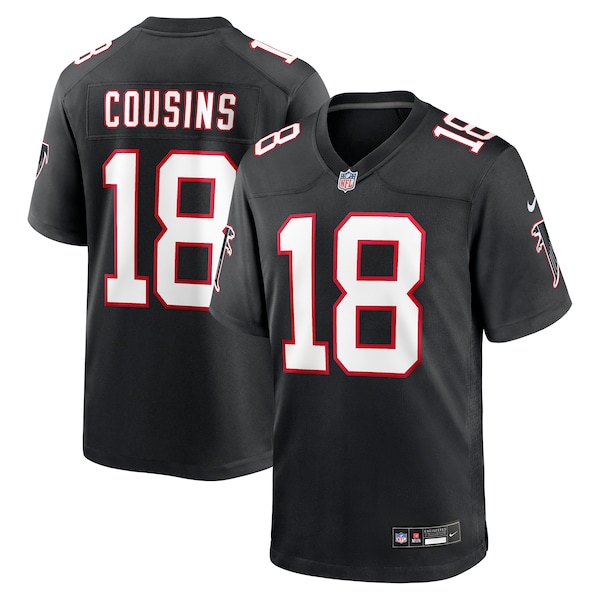 Kirk Cousins Atlanta Falcons Nike Alternate Game Player Jersey - Black/White