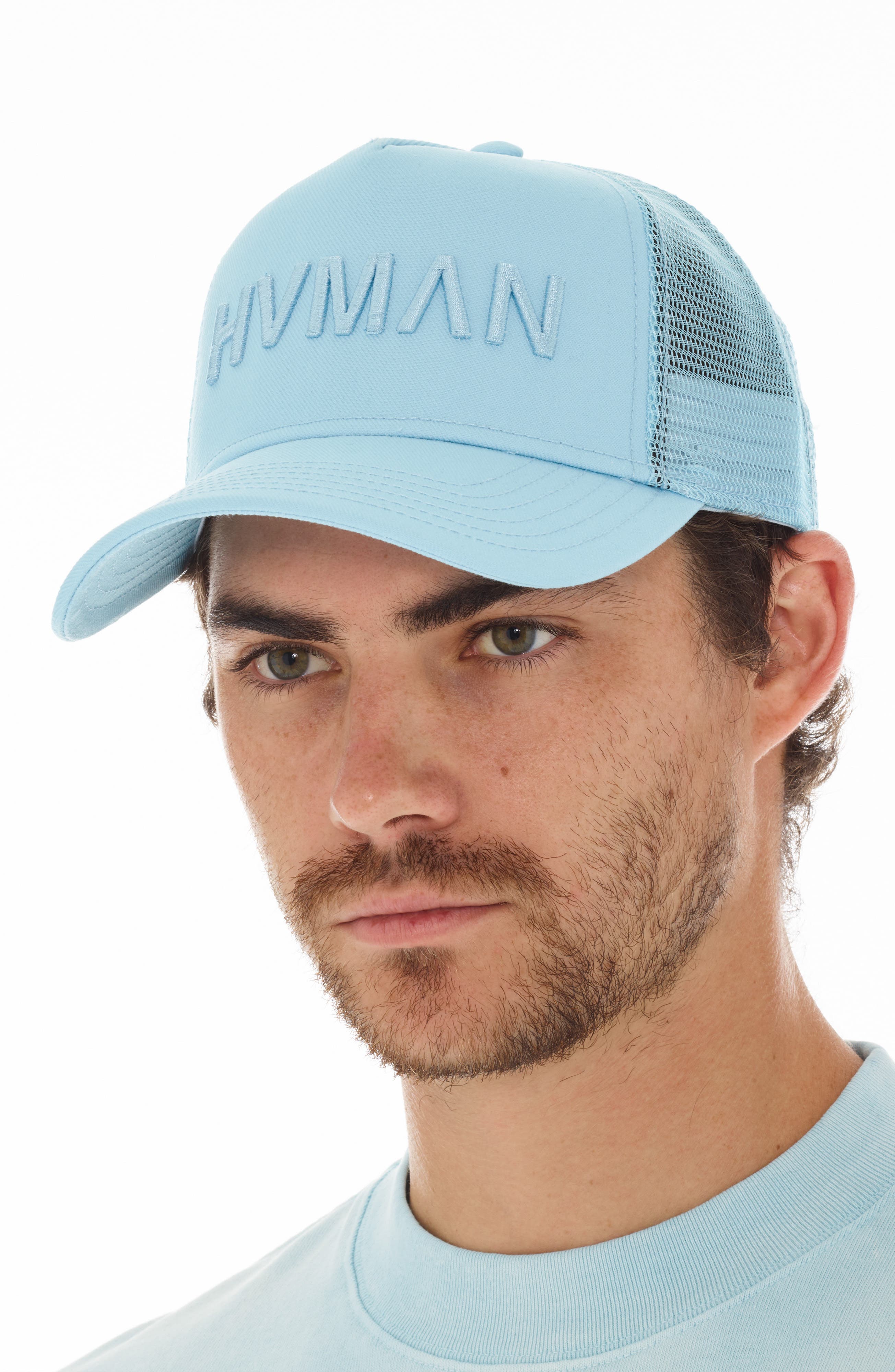 HVMAN Logo Mesh Trucker Hat