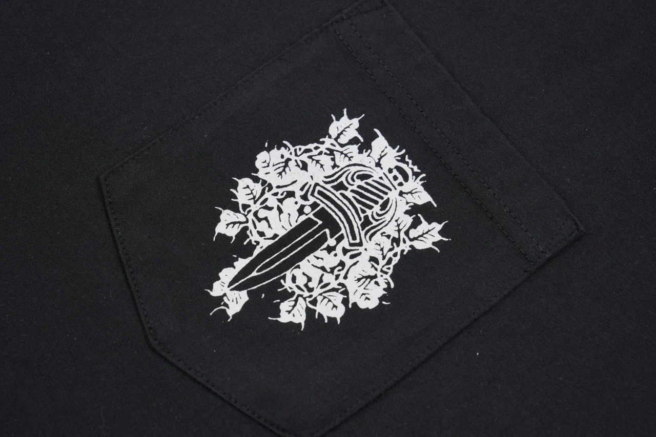 Chrome Hearts Black Vine Dagger Graphic T-Shirt product photo from LabelPicks