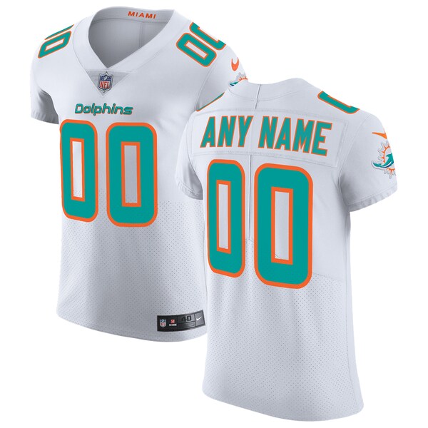 Miami Dolphins Nike Vapor Untouchable Elite Custom Jersey - White