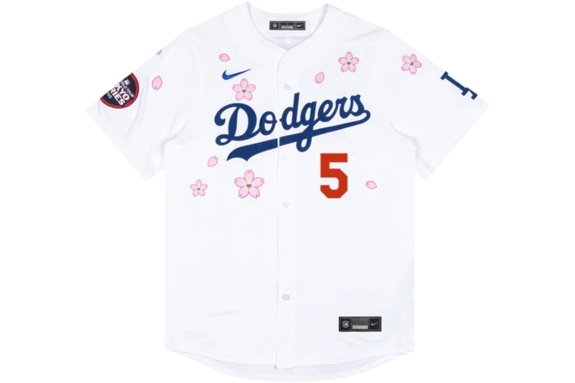 Nike x Takashi Murakami x MLB World Tour Tokyo Series 2025 Dodgers Freeman Jersey