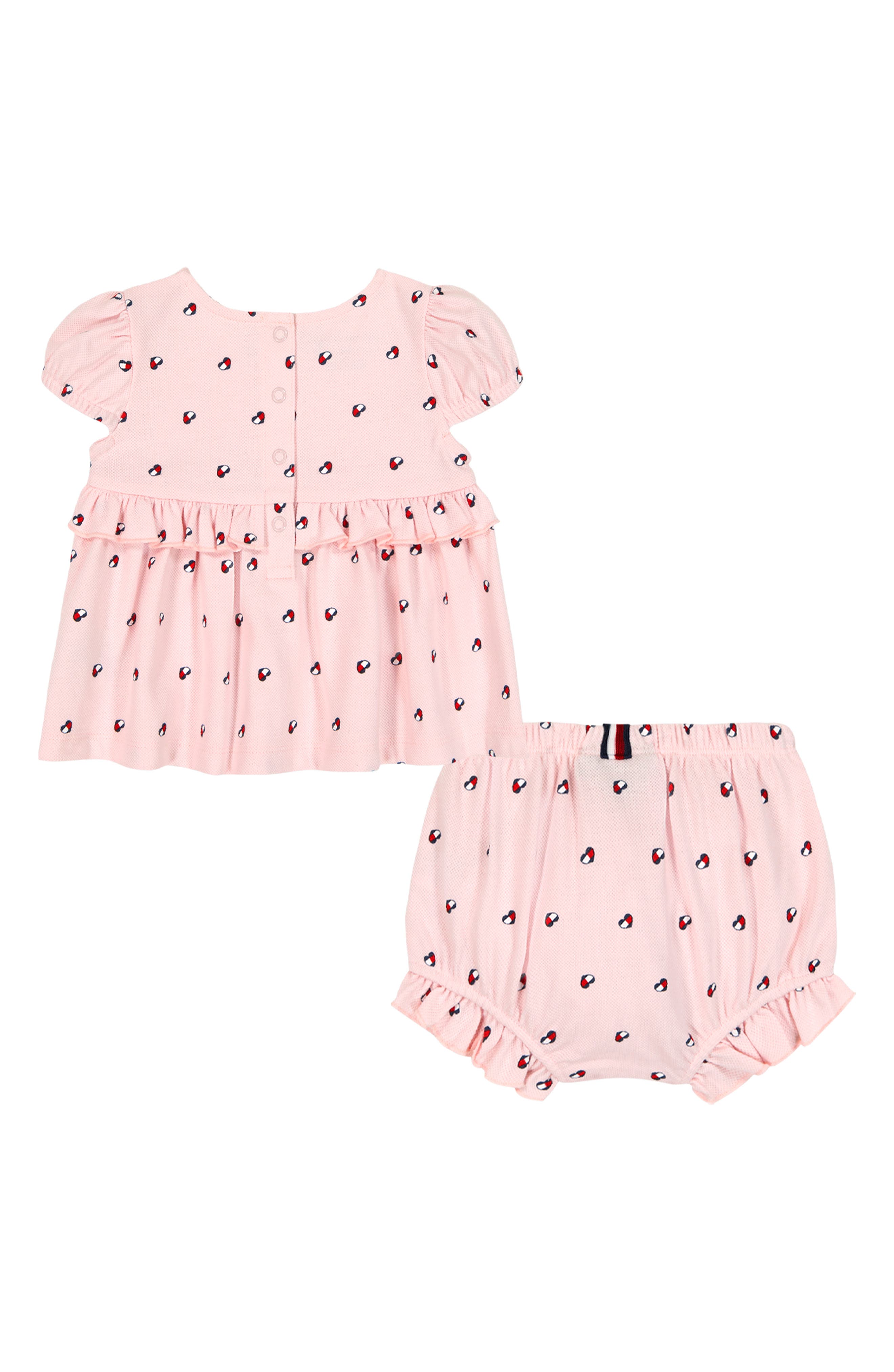 Tommy Hilfiger Tommy Heart Logo Top & Bloomers Set