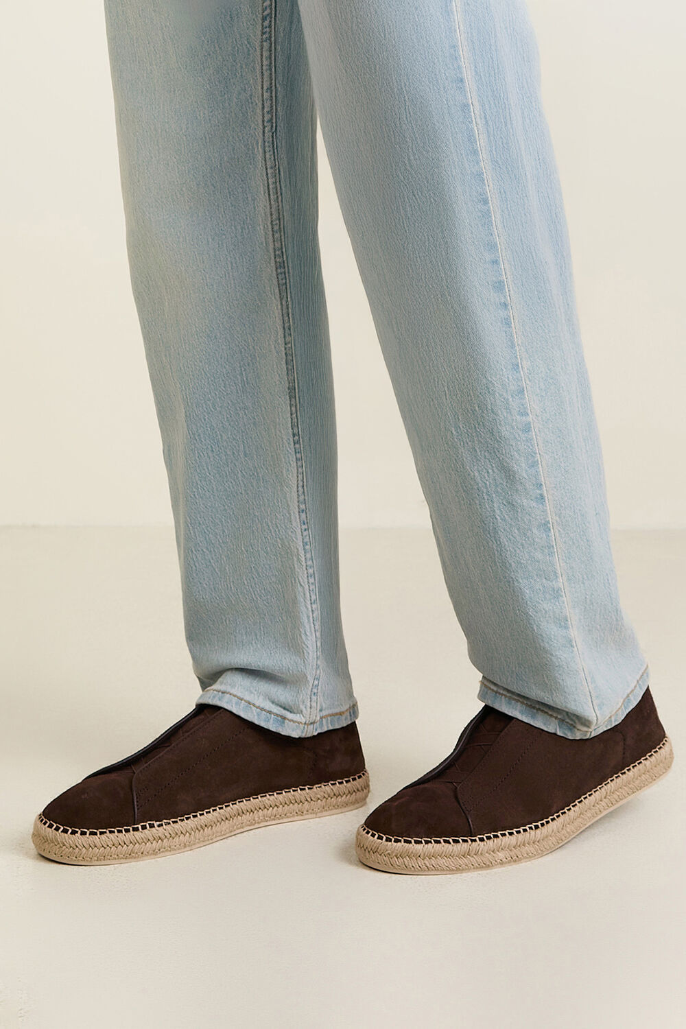 ZEGNA נעלי אספדריל זמש