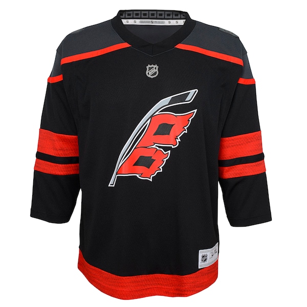 Carolina Hurricanes Youth Home Premier Jersey - Black