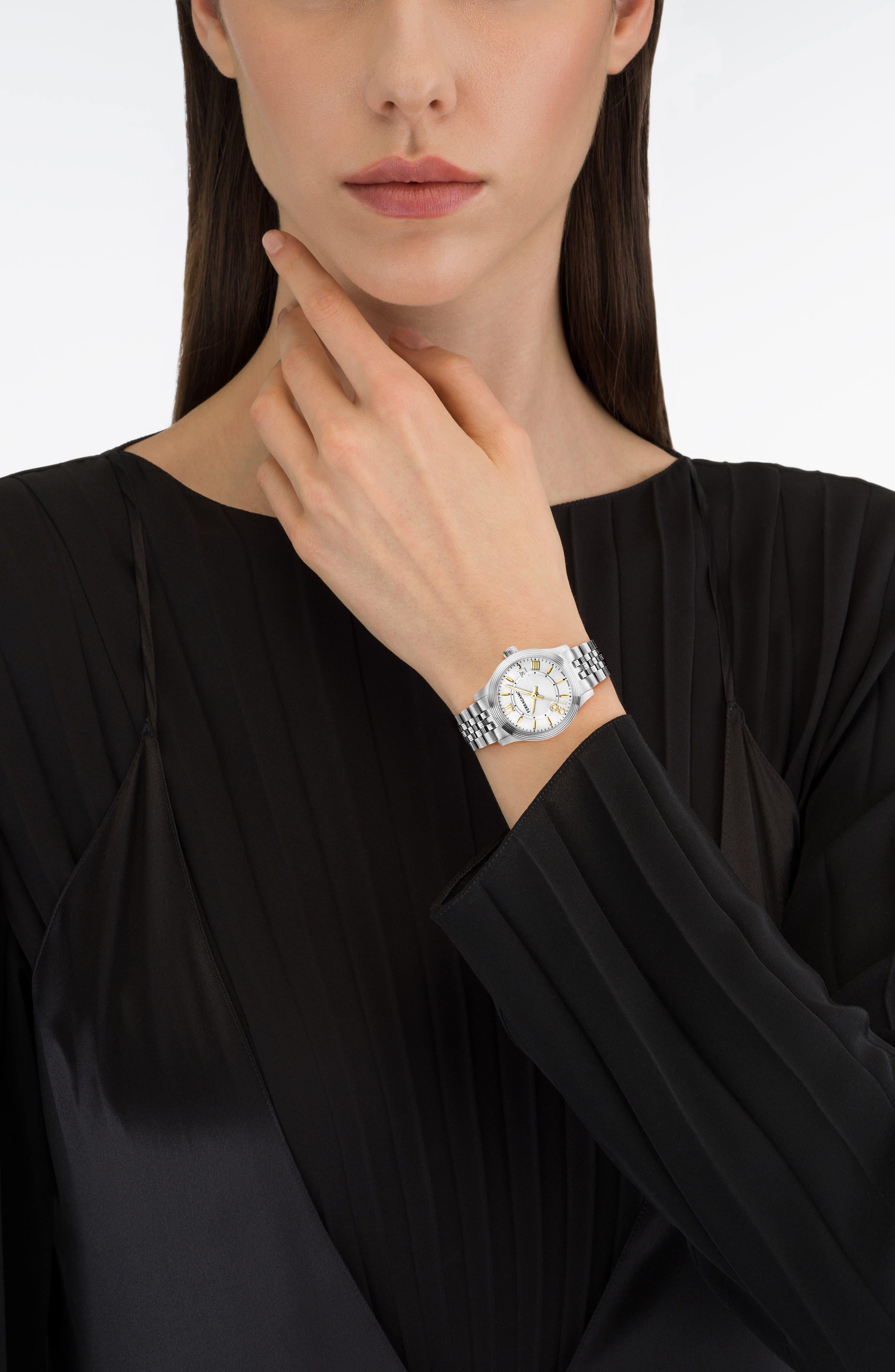 FERRAGAMO Duo Stainless Steel Bracelet Watch, 28mm