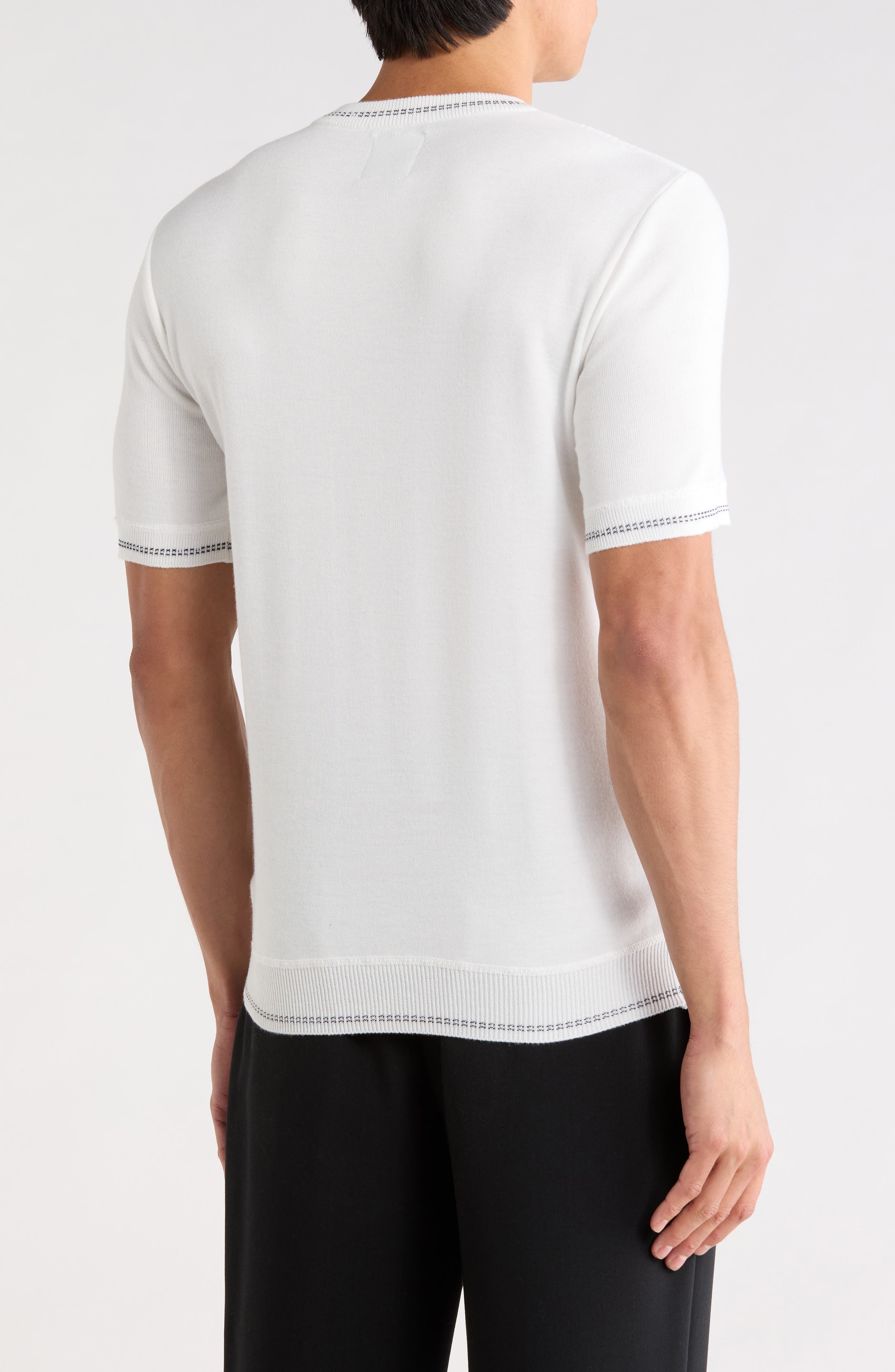 TOM BAINE Crewneck Knit Sweater