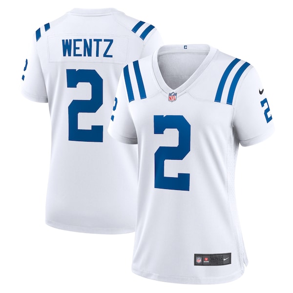 Carson Wentz Indianapolis Colts Nike Women's Game Jersey - White/Royal