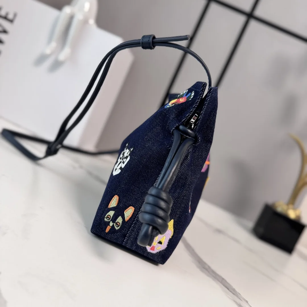 Loewe Flamenco Suede Leather Bucket Bag product photo from LabelPicks
