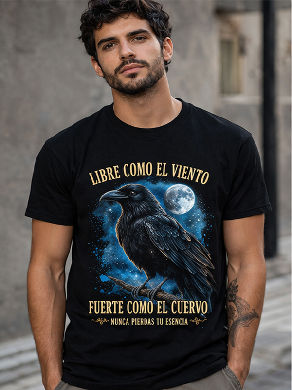 Remera Cuervo Negro – Soy Libre