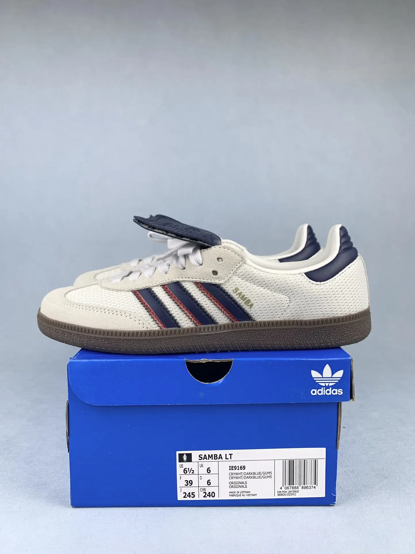adidas Samba LT Crystal White Night Indigo Shoes product photo from LabelPicks
