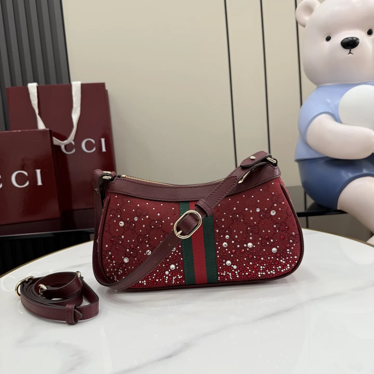 Gucci Ophidia GG Supreme Canvas Crossbody Bag product photo from LabelPicks