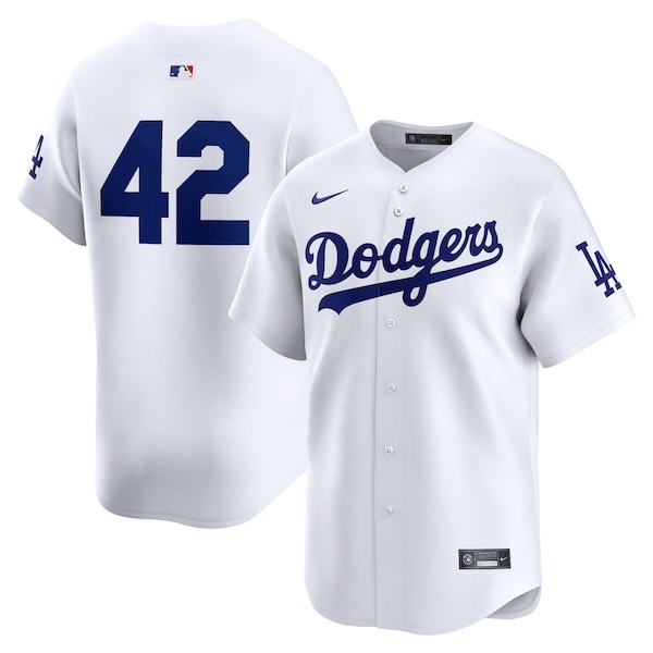 Los Angeles Dodgers Nike 2024 Jackie Robinson Day Home Limited Jersey – White