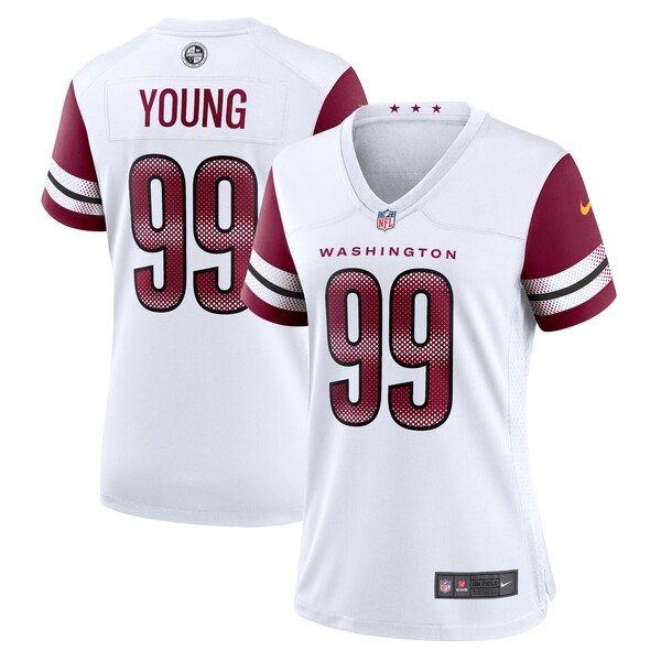 Chase Young Washington Commanders Nike Women's Player Jersey - White/Black/Burgundy