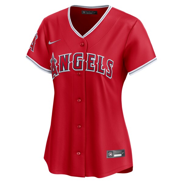 Los Angeles Angels Nike Women's  Alternate Limited Jersey – Red