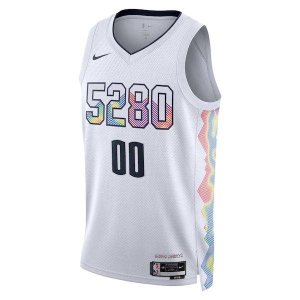 Denver Nuggets Nike Unisex 2024/25 Custom Swingman Jersey - City Edition - White