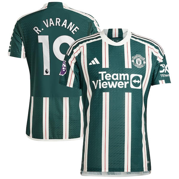 Raphael Varane Manchester United adidas 2023/24 Away Authentic Player Jersey - Green
