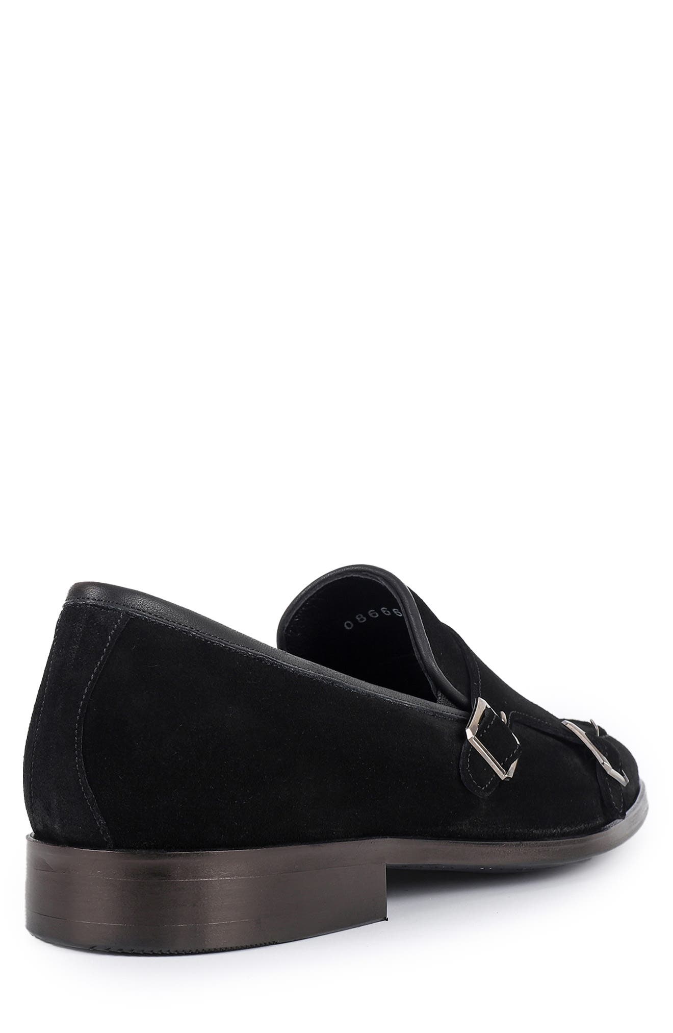 VELLAPAIS Elmaton Double Monk Strap Leather Loafer
