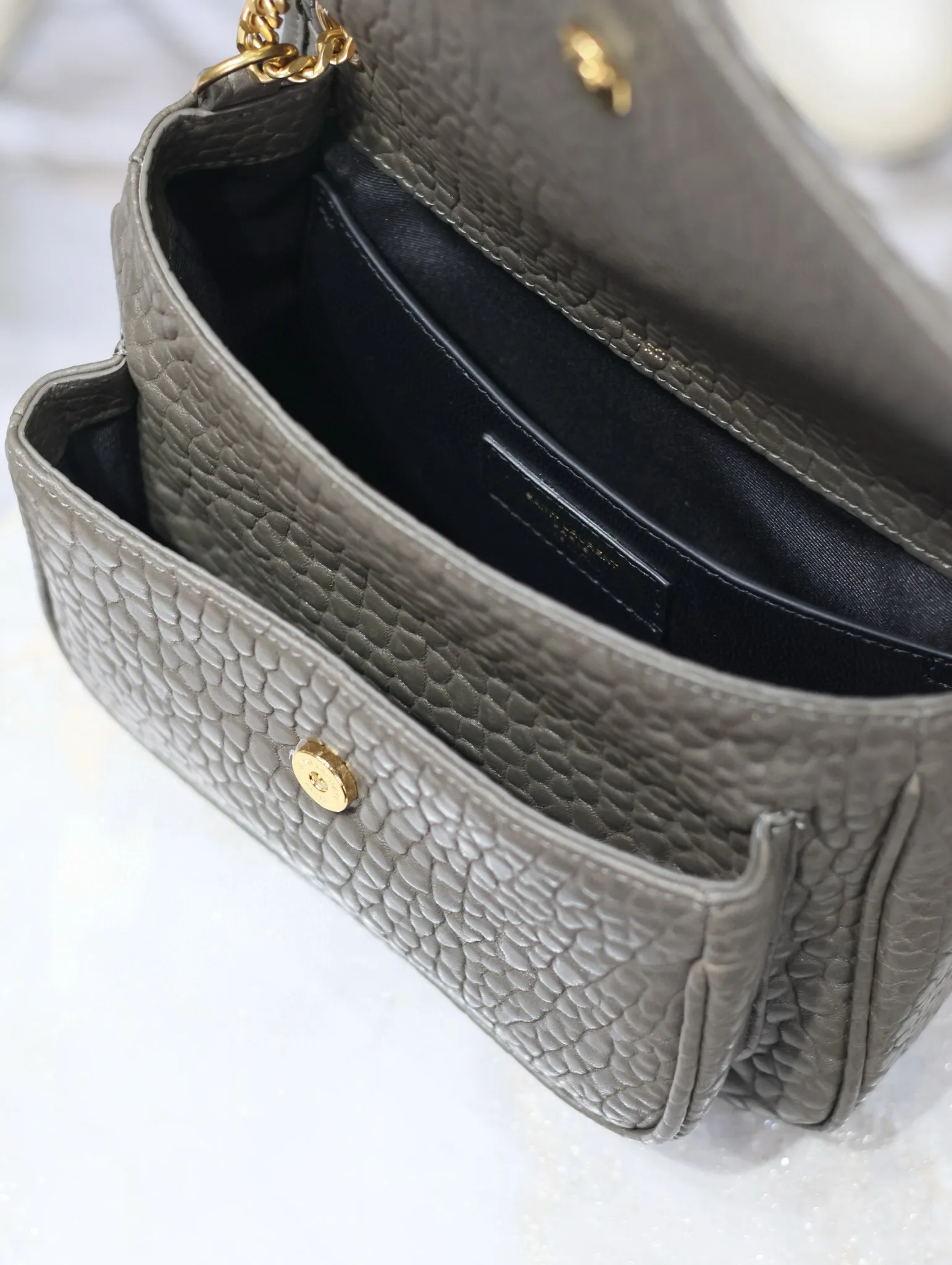 Saint Laurent Niki Green Lambskin Shoulder Bag product photo from LabelPicks