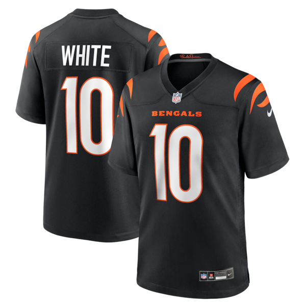 Mike White Cincinnati Bengals Nike Team Game Jersey -  Black