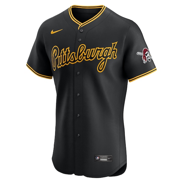 Pittsburgh Pirates Nike Alternate 2 Elite Jersey - Black