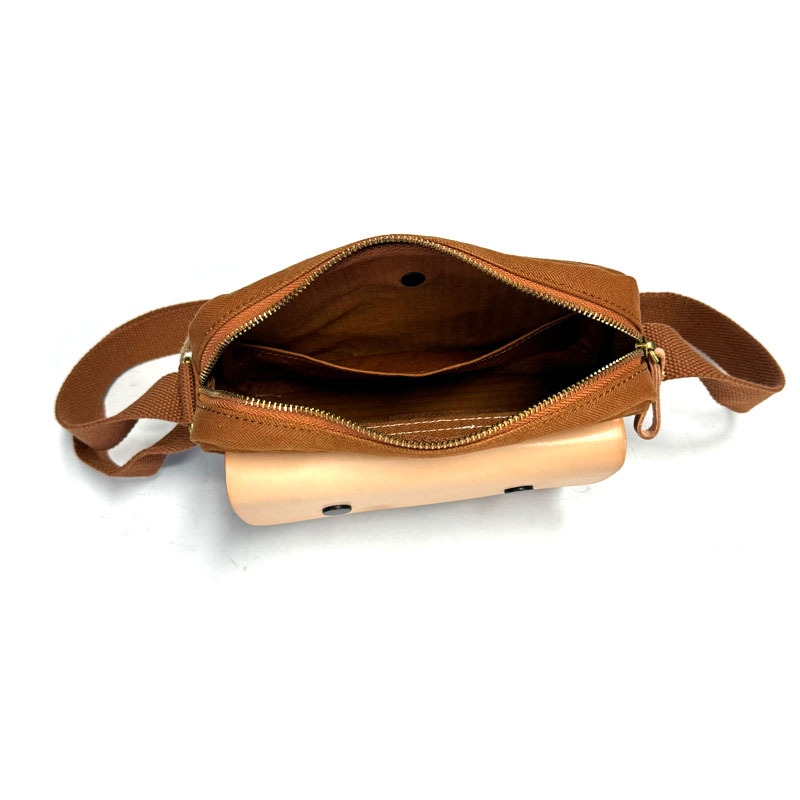 Women's Tan Utility Saddle Crossbody