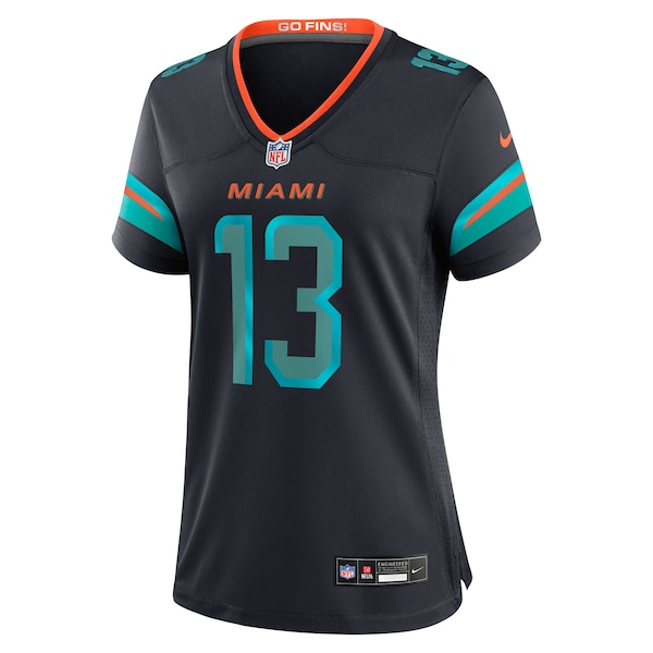 Dan Marino Miami Dolphins Nike Women's 2025 Rivalries Collection Retired Player Game Jersey - Pitch Blue
